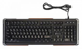 Клавиатура проводная Oklick 717G LED DEATH GAMER Rainbow Led черный