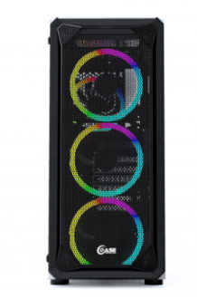Корпус Powercase Mistral Z4 Mesh LED ATX чёрный