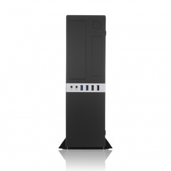Корпус Foxline FL-203-TFX300S Slim USB3.0 300W mATX Black