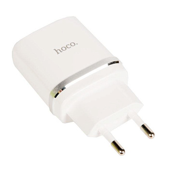 Сетевое зарядное устройство Hoco C12Q 18W USB-A белый