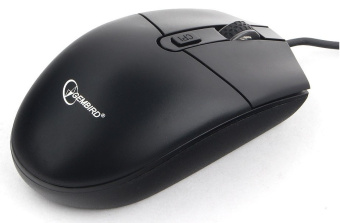 Мышь проводная Gembird MOP-500H Optical 2400dpi USB черный (подогревом корпуса)