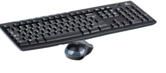 Комплект беспроводной (клавиатура+мышь) Logitech MK270 Wireless Combo USB черный