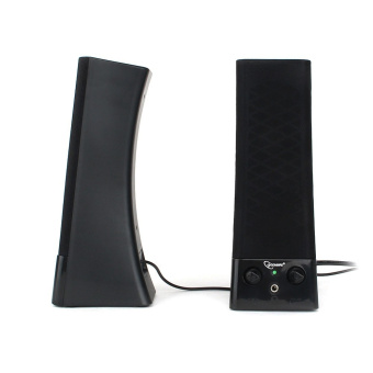 Акустическая система Gembird SPK-500 (6Вт, регулятор громкости, питание от сети) Black