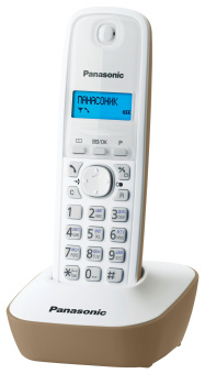 Радиотелефон Panasonic DECT KX-TG 2512 RUS (АОН, +доп. трубка, спикерфон, полифония, серебристый)
