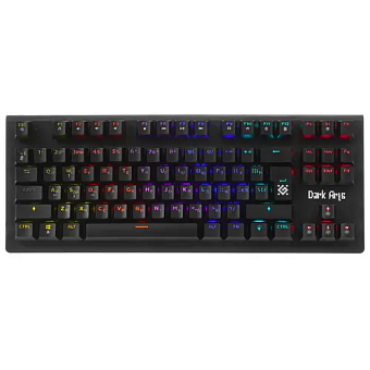 Клавиатура проводная Defender Dark Arts GK-375 Rainbow Led Black
