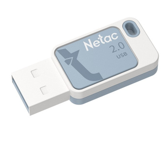 Флешка 64Gb Netac UA31 USB2.0, пластик, голубая