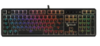 Клавиатура проводная A4Tech Bloody B975P RGB Led Black