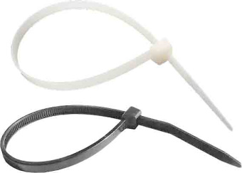 Стяжки нейлоновые  300мм [NYT-300x4.8] неоткрывающаяся(100шт)