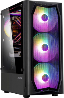 Корпус Zalman N4 (MidiTower, 2*USB2.0, 1*USB3.0, ATX, без БП) чёрный