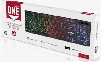 Клавиатура проводная Smartbuy ONE 240 USB черный