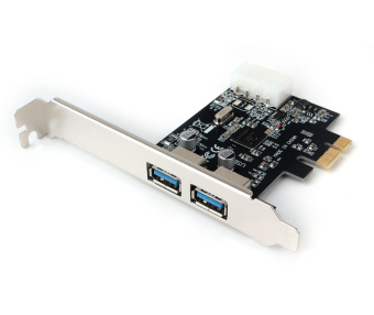 Контроллер PCI-E Gembird SPCR-01 (2*USB3.0_port)