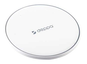 Беспроводное зарядное устройство Deppa Qi Fast Charger White