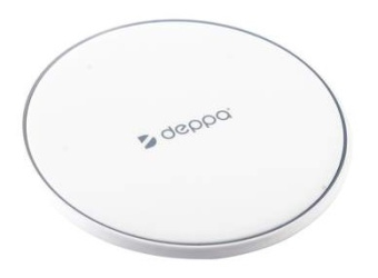 Беспроводное зарядное устройство Deppa Qi Fast Charger White
