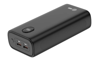 Внешний аккумулятор 30000 mAh_ Cactus CS-PBFSJA-30000 черный