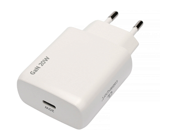 Сетевое зарядное устройство Cablexpert MP3A-PC-59 20W USB-C белый