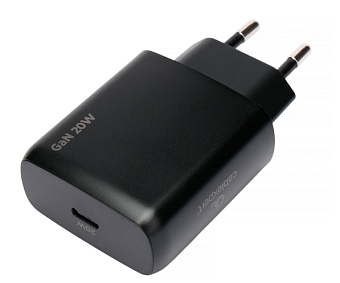 Сетевое зарядное устройство Cablexpert MP3A-PC 20W USB-C черный