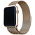 Ремешок Gurdini Milanese Loop Apple Watch 38/40/41mm Champagne Gold (бежевый)