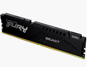 Модуль памяти DDR5 16Gb 6000MHz Kingston Fury Beast Black EXPO