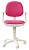 Кресло Бюрократ CH-W356AXSN (ткань, пруж.-винт. мех. качания, крест. пластик, до 100 кг) Розовый