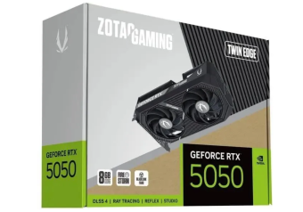 Видеокарта 8Gb Zotac RTX 5050 TWIN EDGE (RTX5050) GDDR6 128-bit HDMI DP