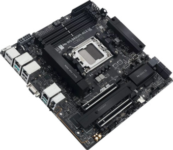 Материнская плата Socket AM5 ASUS PRO WS B850M-ACE SE (B850) 4*DDR5 HDMI DP VGA mATX