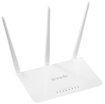 Wi-Fi роутер Tenda F3 N300 2.4 ГГц, 100 Мбит/с, белый