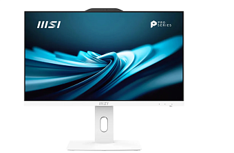 Моноблок MSI Pro AP242P 14M i3 14100/8G/512 SSD/Intel HD/23.8"FHD/DOS/белый