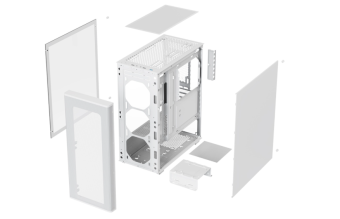 Корпус XASTRA A300M ARGB mATX White