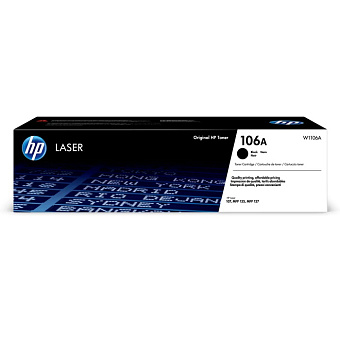 Картридж лазерный HP 106 (W1106A) для HP 107/135/137, 1000 стр. черный