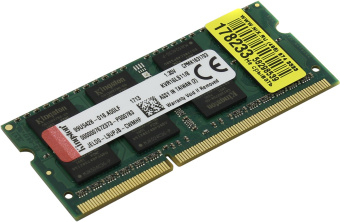 Модуль памяти SODIMM DDR3 8192Mb PC-12800 1600MHz Kingston 1.35v