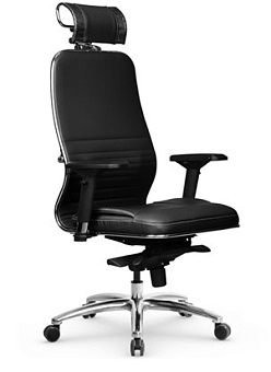 Кресло МЕТТА Samurai KL-3.04 MPES (Экокожа MPES, механизм качания,  до 120 кг) Черный