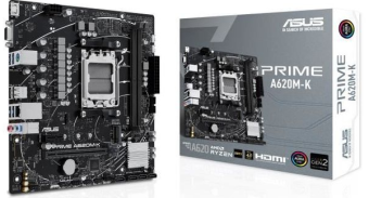 Материнская плата Socket AM5 ASUS PRIME A620M-K (A620) 2*DDR5 HDMI VGA mATX