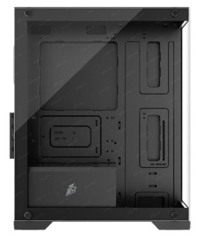 Корпус 1STPLAYER MI2-BK-3F1 mATX Black
