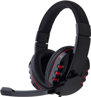 Наушники проводные Gembird MHS-782 (мониторные закрытые, 20 - 20 000 Гц, 105 дБ) black