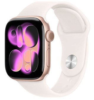 Смарт-часы Apple Watch Series 11 42mm Aluminum Band Rose Gold (розовое золото)