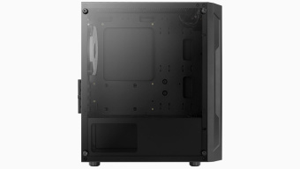 Корпус Aerocool Trinity Mini-G-BK-v2 (MidiTower, 2*USB3.0, 1*USB2.0, mATX, без БП) Black