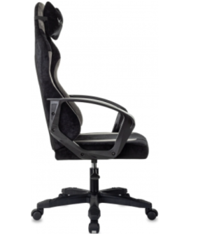 Кресло Knight Optimum черный/серый крестов. пластик