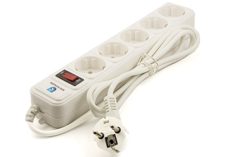 Сетевой фильтр Krauler (5 розеток) 10.0м