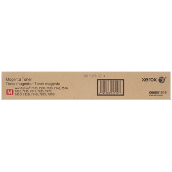 Картридж лазерный XEROX 006R01519 для WorkCentre 7545/7556, 15000 стр. пурпурный