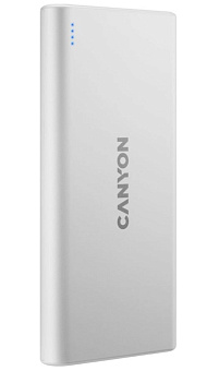 Внешний аккумулятор 10000 mAh_ Canyon CNE-CPB1006 White