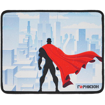 Коврик для мыши Гарнизон GMP-145 (250*200*3мм вспененная резина/ткань) рисунок "супергерой"