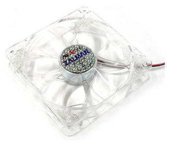 Вентилятор для корпуса 120mm Zalman ZM-F3RL LED red (120x120x25мм, 900-1800об/мин, 20-34дБ, подшипник скольжения)