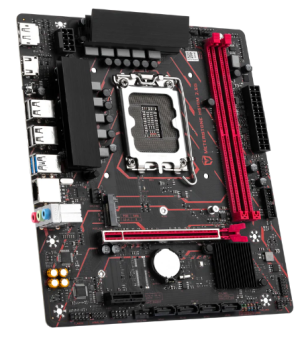 Материнская плата Socket-1700 Maxsun MS-Meterstone H610M 2.5G (H610) 2*DDR4 DP HDMI mATX