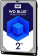 Жесткий диск_2.5" SATA 2Tb WD Blue 5400rpm 128Mb SATA-3