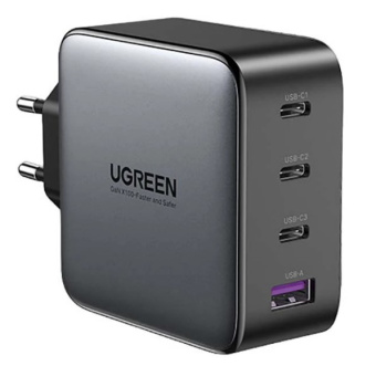 Сетевое зарядное устройство UGREEN CD226 100W USB-C USB-A серый