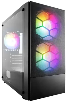 Корпус 1STPLAYER FIREBASE X4 FRGB mATX Black