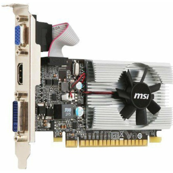 Видеокарта .1Gb MSI N210-1GD3/LP (GF210) DDR3 64-bit DVI HDMI VGA