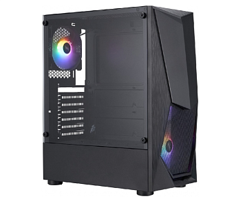 Корпус 1STPLAYER DK-3-BK-4F1 FRGB ATX чёрный