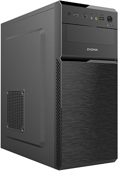 Корпус Digma DC-ATX101-U2 USB2.0 ATX чёрный