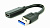 Переходник–адаптер USB-C (f)  --  USB-A (m), Cablexpert A-USB3-AMCF-01